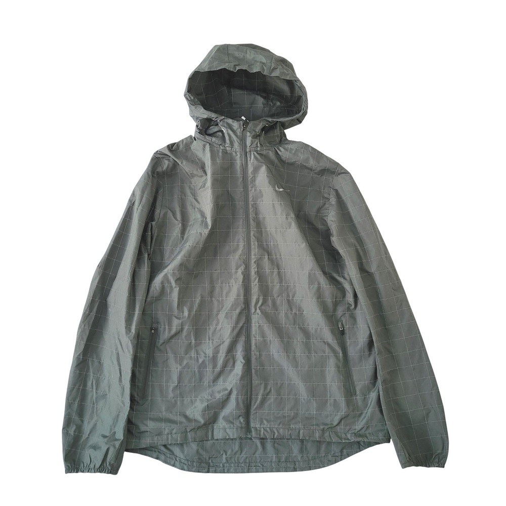 Nike‎ Mens Large Flicker Flash 3M Hurricane Jacket Windbreaker 596250-330 Green